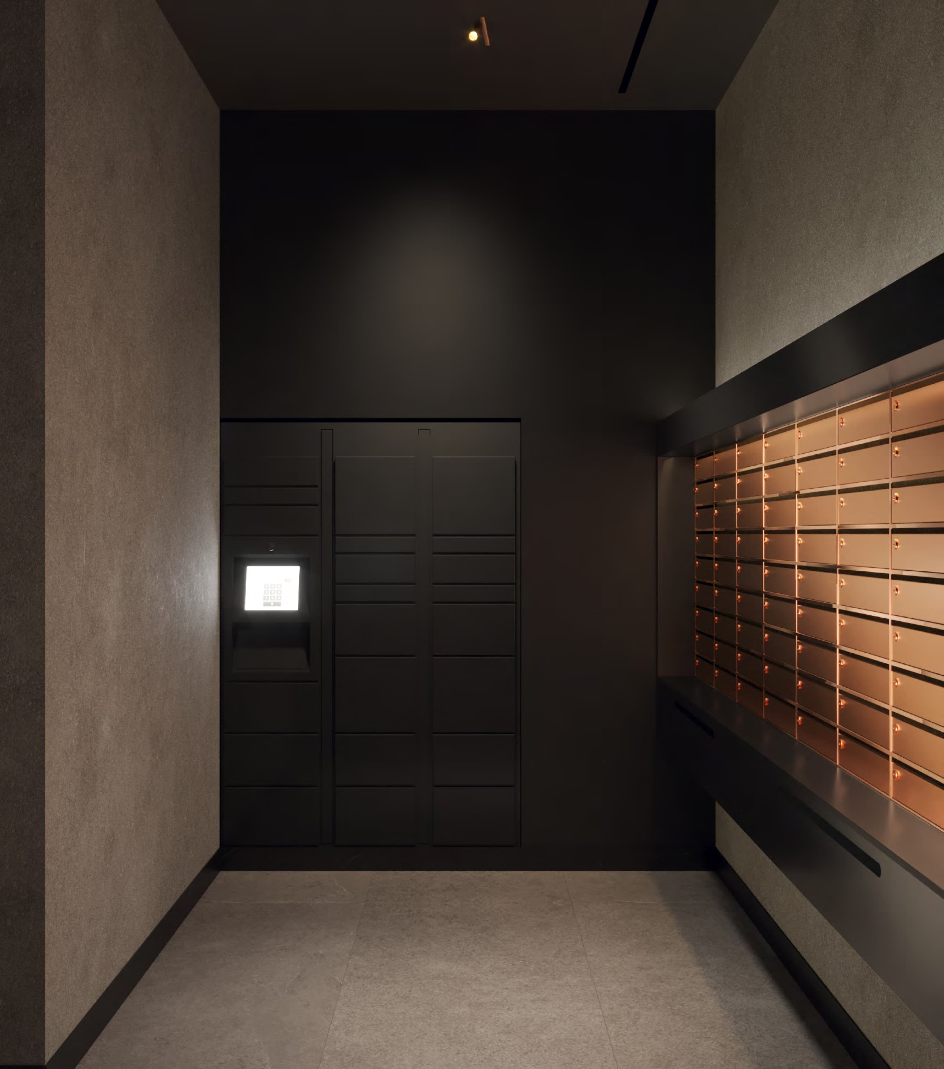 Фотография почтовой комнаты